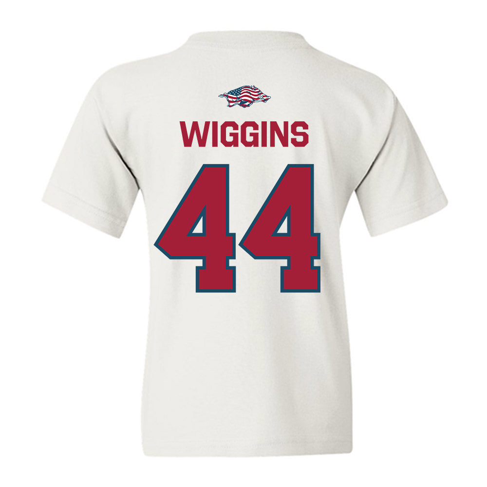 Arkansas - NCAA Baseball : Carson Wiggins - Patriotic Collection Youth T-Shirt-1