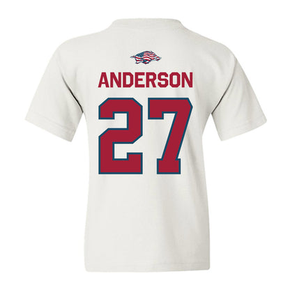 Arkansas - NCAA Women's Soccer : Dejionee Anderson - Patriotic Collection Youth T-Shirt-1