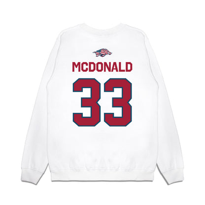 Arkansas - NCAA Women's Soccer : Madden McDonald - Patriotic Collection Premium Crewneck Sweatshirt-1