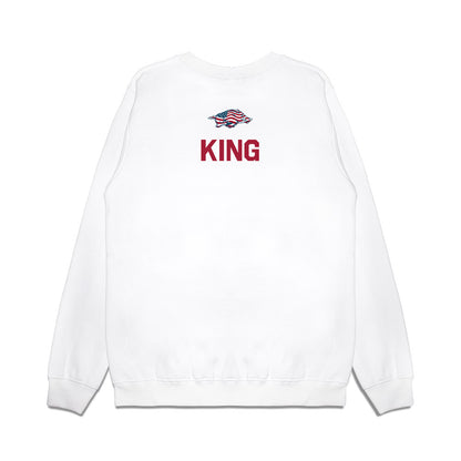 Arkansas - NCAA Women's Gymnastics : Avery King - Patriotic Collection Premium Crewneck Sweatshirt-1