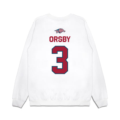 Arkansas - NCAA Women's Basketball : Allanah Orsby - Patriotic Collection Premium Crewneck Sweatshirt-1