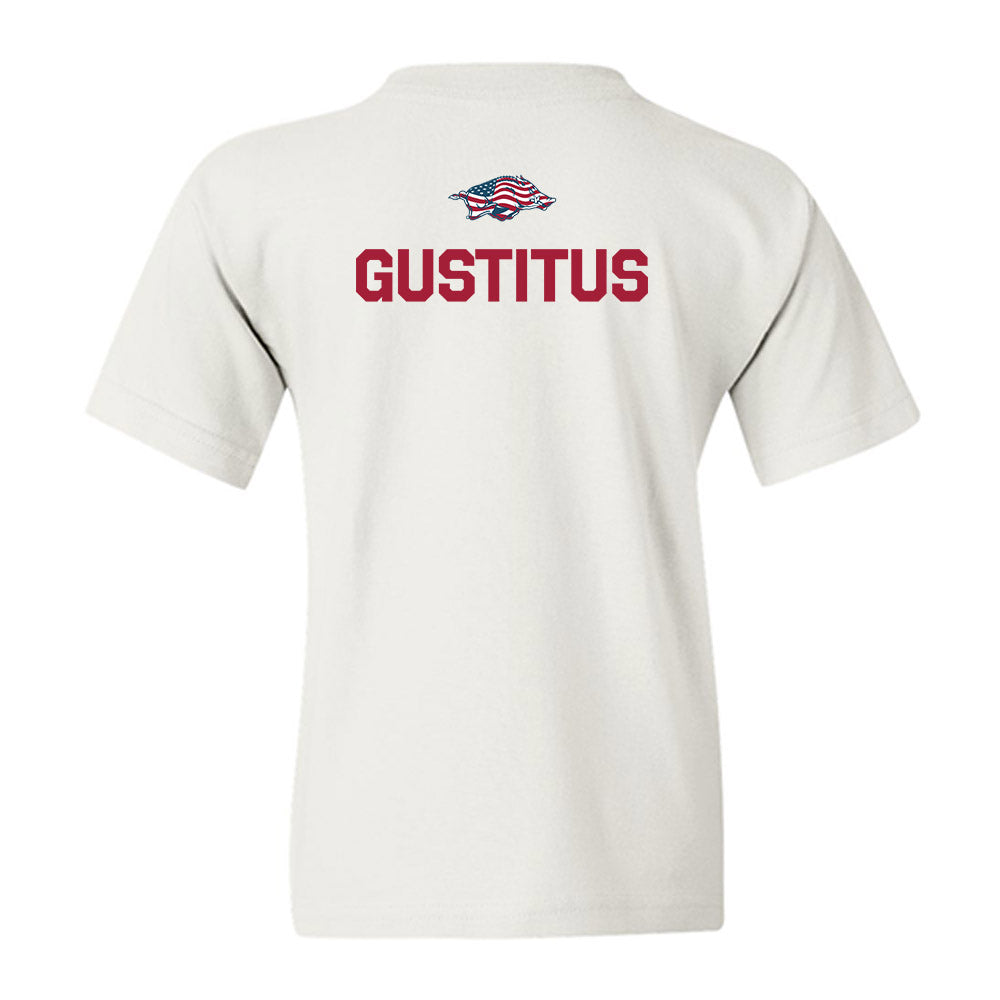 Arkansas - NCAA Women's Gymnastics : Madison Gustitus - Patriotic Collection Youth T-Shirt-1