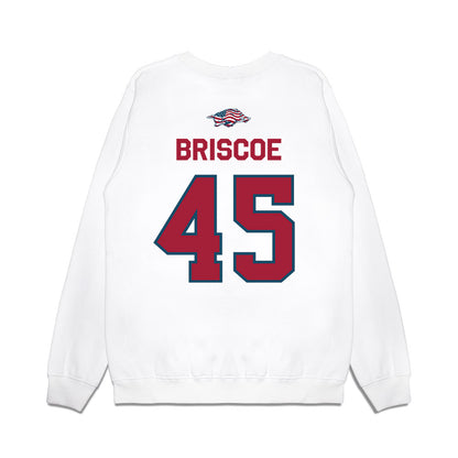 Arkansas - NCAA Baseball : Tye Briscoe - Patriotic Collection Premium Crewneck Sweatshirt-1
