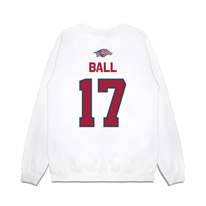 Arkansas - NCAA Women's Soccer : Kennedy Ball - Patriotic Collection Premium Crewneck Sweatshirt-1