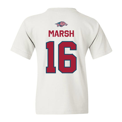 Arkansas - NCAA Football : Kourtlan Marsh - Patriotic Collection Youth T-Shirt-1