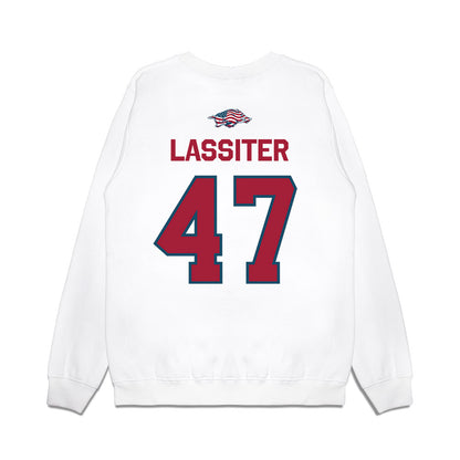 Arkansas - NCAA Football : Maddox Lassiter - Patriotic Collection Premium Crewneck Sweatshirt-1