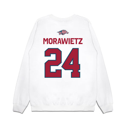 Arkansas - NCAA Women's Soccer : Kayla Morawietz - Patriotic Collection Premium Crewneck Sweatshirt-1
