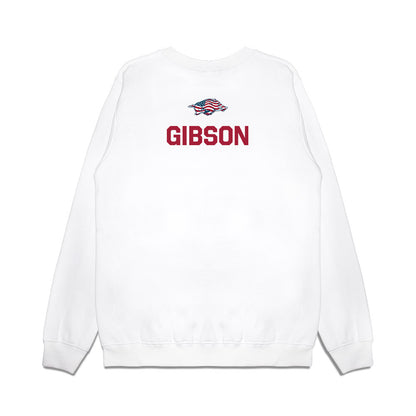 Arkansas - NCAA Women's Track & Field : Jayda Gibson - Patriotic Collection Premium Crewneck Sweatshirt-1