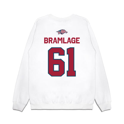 Arkansas - NCAA Football : Kaden Bramlage - Patriotic Collection Premium Crewneck Sweatshirt-1