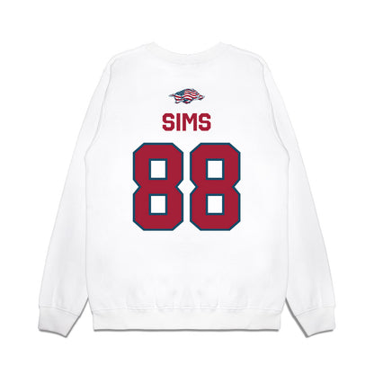 Arkansas - NCAA Football : Xadavien Sims - Patriotic Collection Premium Crewneck Sweatshirt-1