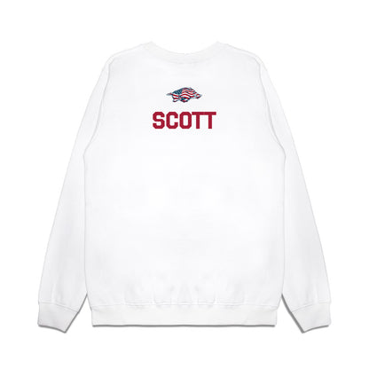 Arkansas - NCAA Women's Gymnastics : Finley Scott - Patriotic Collection Premium Crewneck Sweatshirt-1