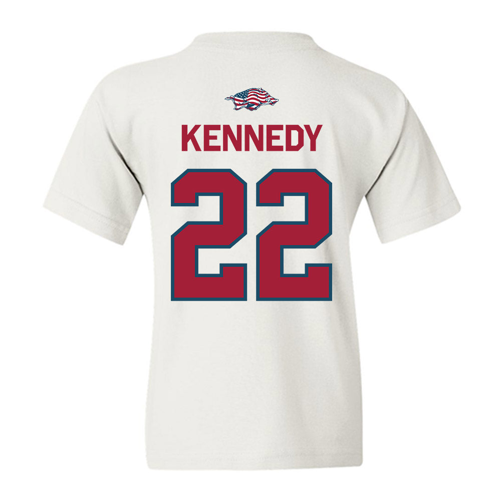Arkansas - NCAA Softball : Dakota Kennedy - Patriotic Collection Youth T-Shirt-1
