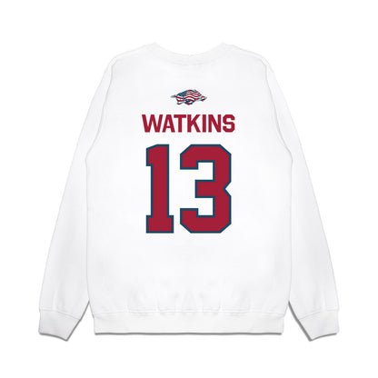 Arkansas - NCAA Football : Jelani Watkins - Patriotic Collection Premium Crewneck Sweatshirt-1