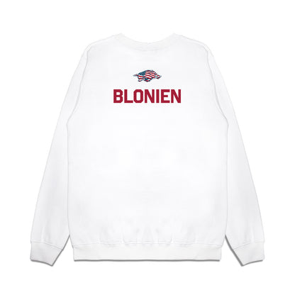 Arkansas - NCAA Women's Golf : Natalie Blonien - Patriotic Collection Premium Crewneck Sweatshirt-1