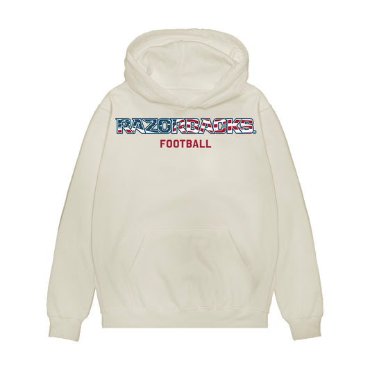 Arkansas - NCAA Football : John Howse IV - Patriotic Collection Premium Hooded Sweatshirt-0