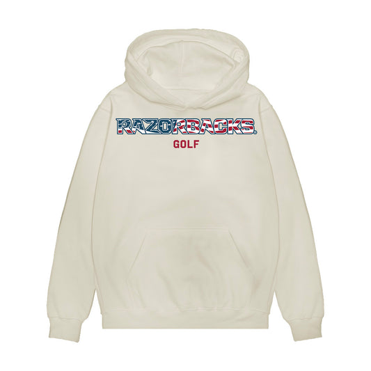 Arkansas - NCAA Women's Golf : Reagan Zibilski - Patriotic Collection Premium Hooded Sweatshirt-0
