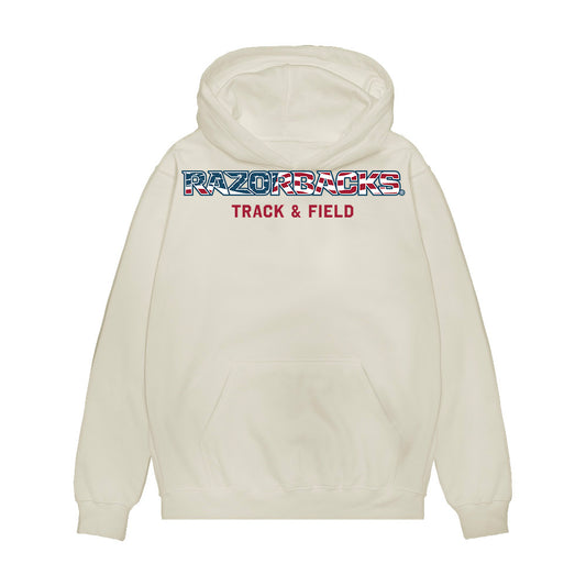 Arkansas - NCAA Men's Track & Field : TJ Caldwell - Patriotic Collection Premium Hooded Sweatshirt-0