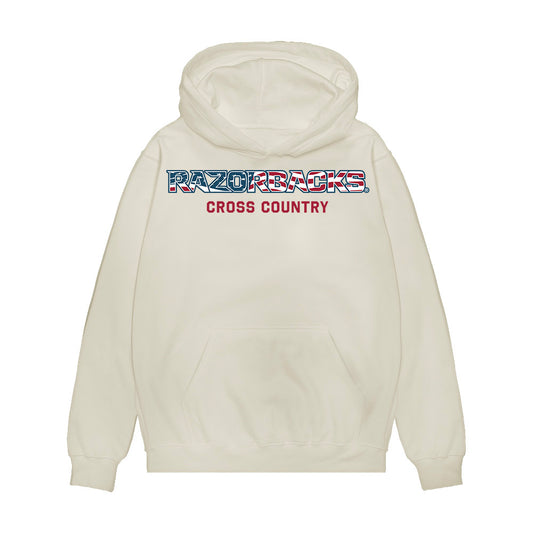 Arkansas - NCAA Women's Cross Country : Morgan Kirkland - Patriotic Collection Premium Hooded Sweatshirt-0