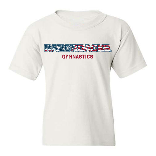 Arkansas - NCAA Women's Gymnastics : Nyla Morabito - Patriotic Collection Youth T-Shirt-0