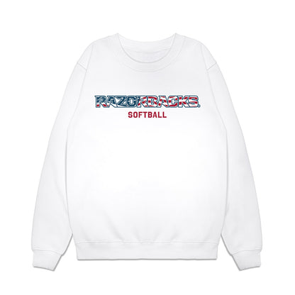 Arkansas - NCAA Softball : Saylor Timmerman - Patriotic Collection Premium Crewneck Sweatshirt-0