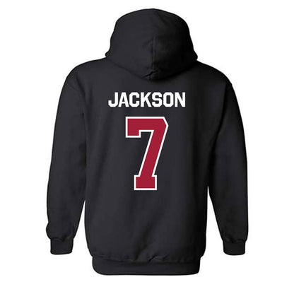 Arkansas - NCAA Football : KJ Jackson - Patriotic Collection Hooded Sweatshirt-1