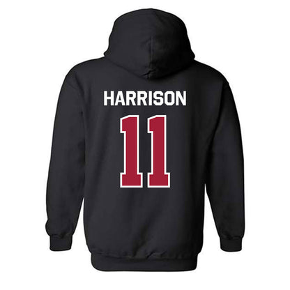 Arkansas - NCAA Football : Monte Harrison - Patriotic Collection Hooded Sweatshirt-1