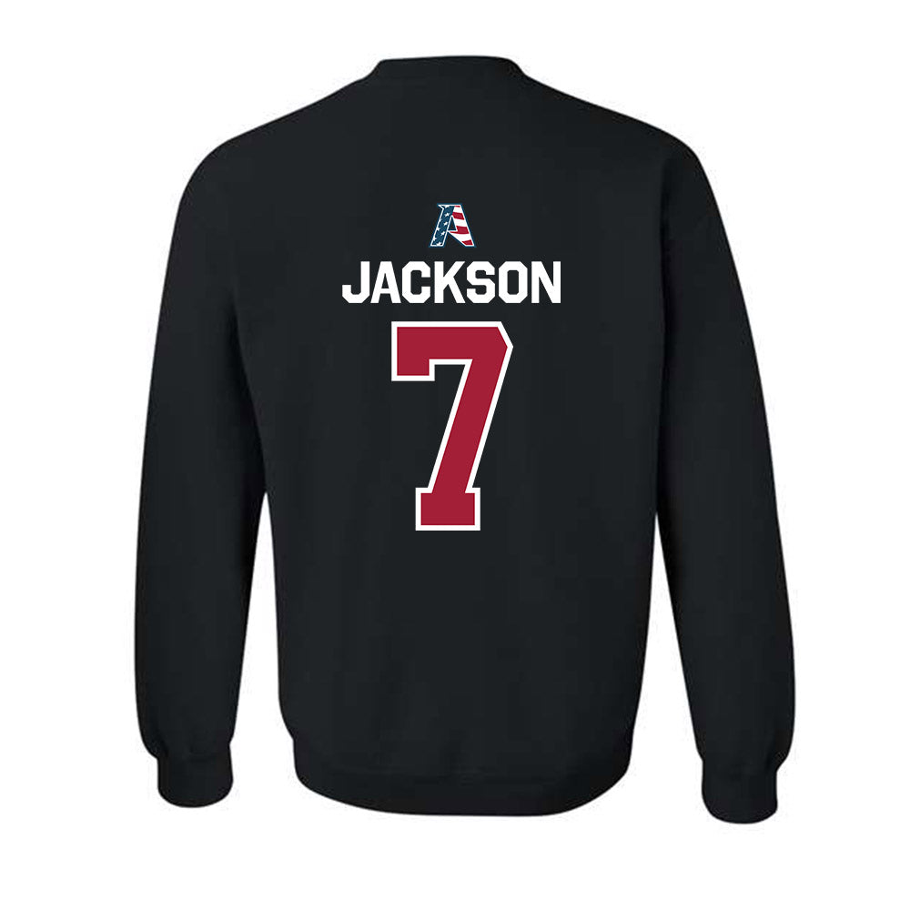 Arkansas - NCAA Football : KJ Jackson - Patriotic Collectction Crewneck Sweatshirt-1