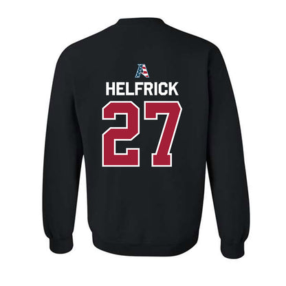 Arkansas - NCAA Baseball : Ryder Helfrick - Patriotic Collectction Crewneck Sweatshirt-1
