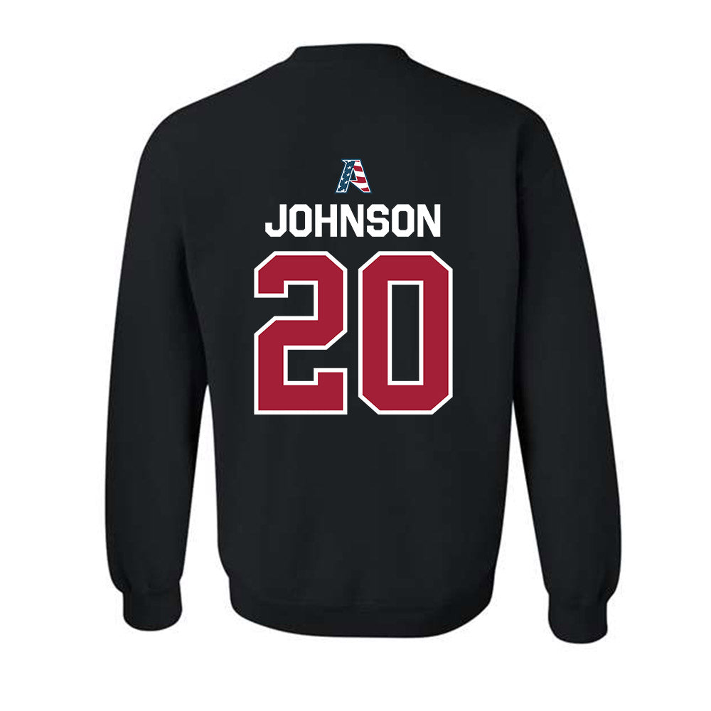 Arkansas - NCAA Football : Jahiem Johnson - Patriotic Collectction Crewneck Sweatshirt-1