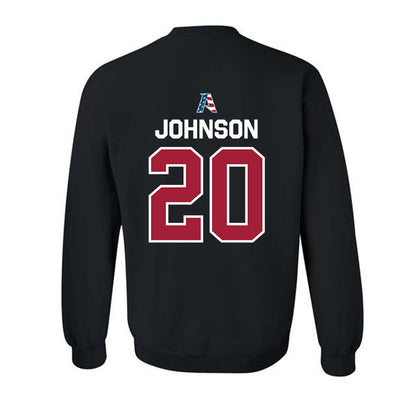 Arkansas - NCAA Football : Jahiem Johnson - Patriotic Collectction Crewneck Sweatshirt-1