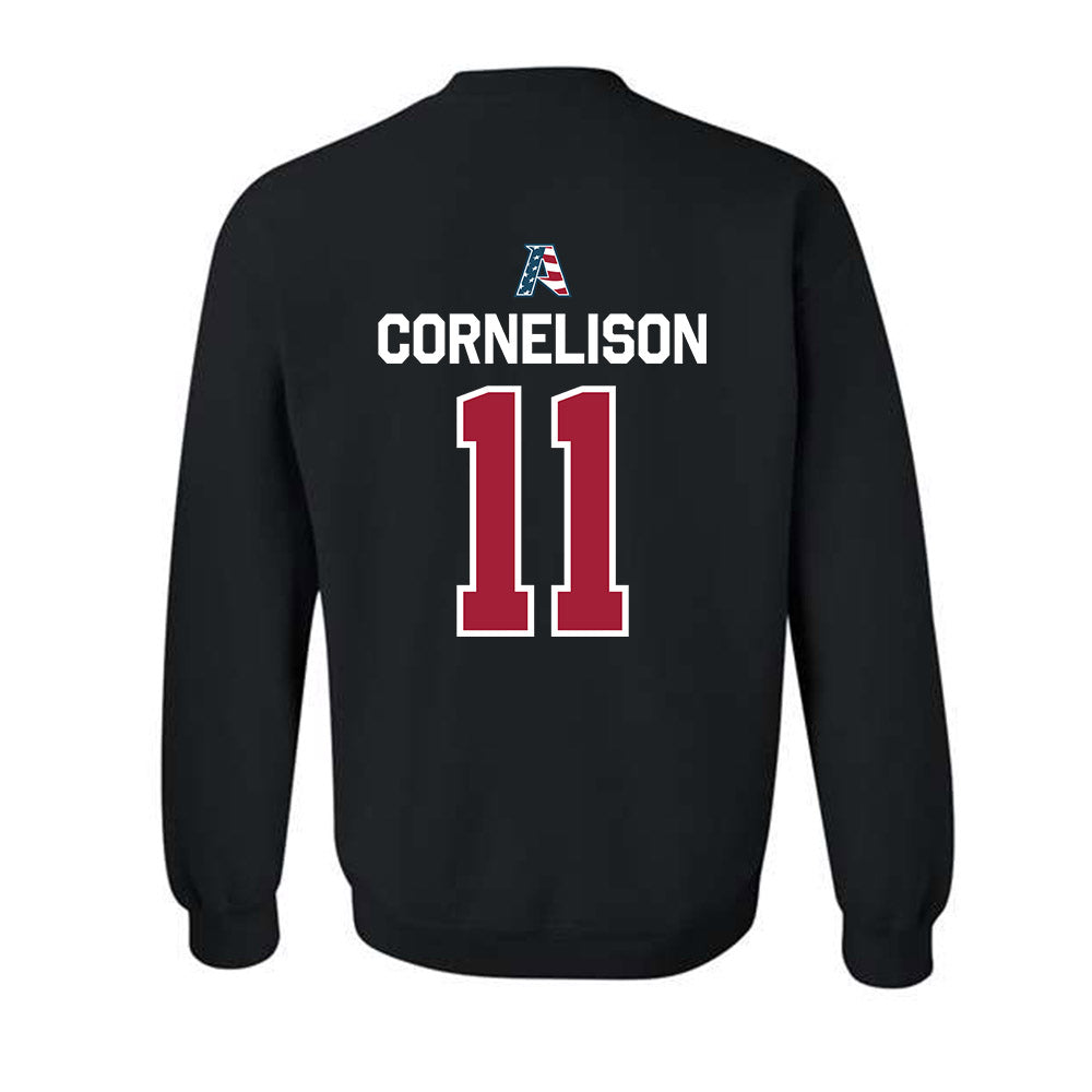 Arkansas - NCAA Baseball : Luke Cornelison - Patriotic Collectction Crewneck Sweatshirt-1