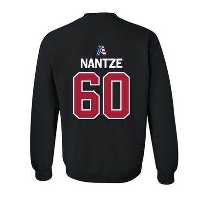 Arkansas - NCAA Football : Jonas Nantze - Patriotic Collectction Crewneck Sweatshirt-1
