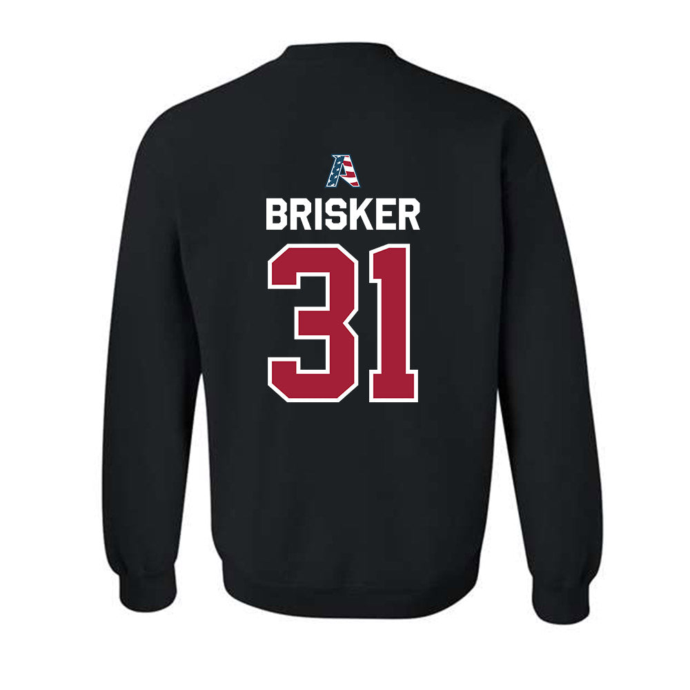 Arkansas - NCAA Football : Blake Brisker - Patriotic Collectction Crewneck Sweatshirt-1