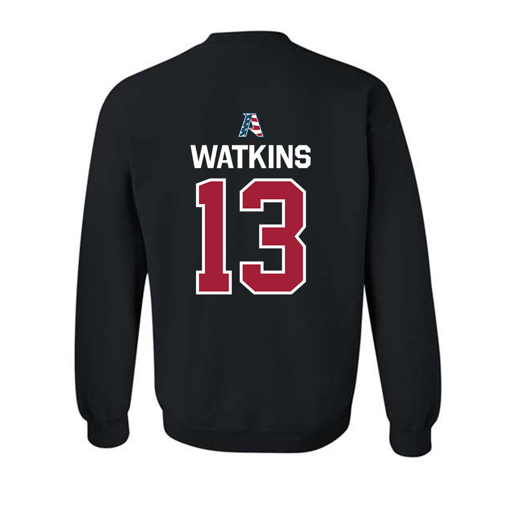 Arkansas - NCAA Football : Jelani Watkins - Patriotic Collectction Crewneck Sweatshirt-1