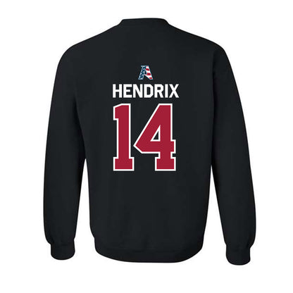 Arkansas - NCAA Football : Hank Hendrix - Patriotic Collectction Crewneck Sweatshirt-1