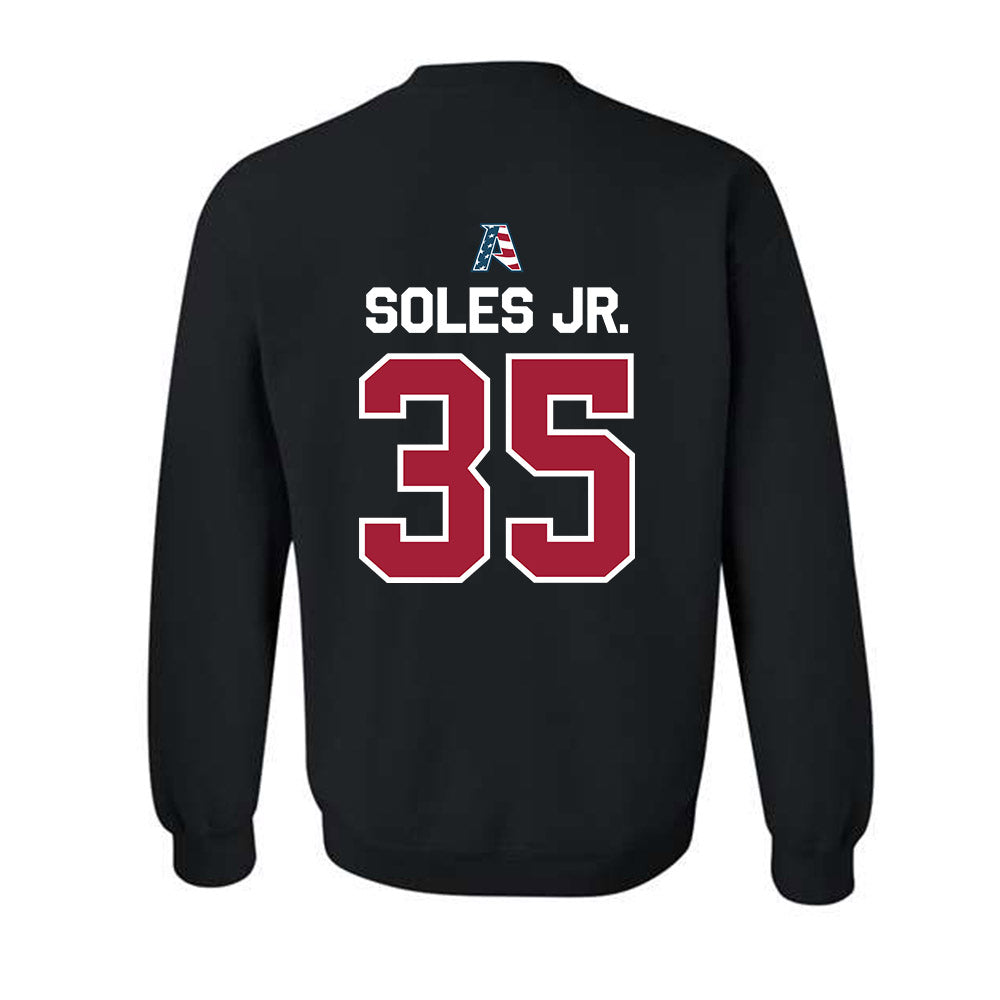 Arkansas - NCAA Football : Steven Soles Jr. - Patriotic Collectction Crewneck Sweatshirt-1