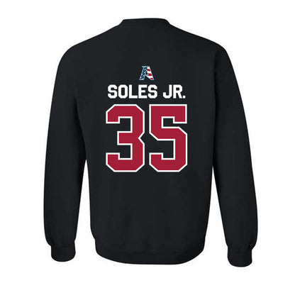 Arkansas - NCAA Football : Steven Soles Jr. - Patriotic Collectction Crewneck Sweatshirt-1