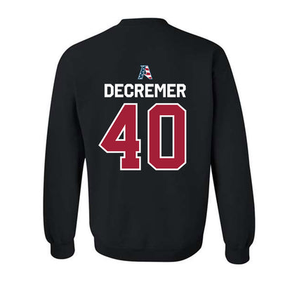 Arkansas - NCAA Baseball : James DeCremer - Patriotic Collectction Crewneck Sweatshirt-1