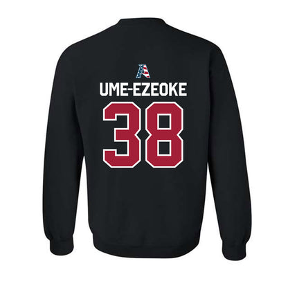 Arkansas - NCAA Football : Bradley Ume-Ezeoke - Patriotic Collectction Crewneck Sweatshirt-1