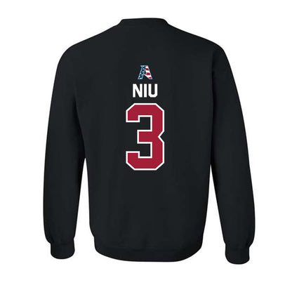 Arkansas - NCAA Women's Volleyball : Livia Niu - Patriotic Collectction Crewneck Sweatshirt-1