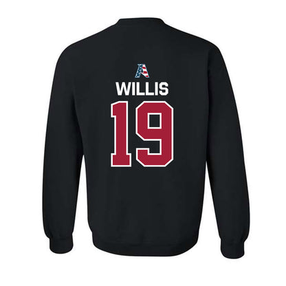 Arkansas - NCAA Baseball : Carson Willis - Patriotic Collectction Crewneck Sweatshirt-1