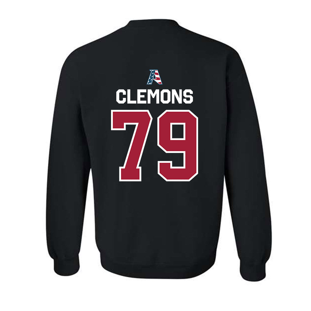 Arkansas - NCAA Football : Josiah Clemons - Patriotic Collectction Crewneck Sweatshirt-1