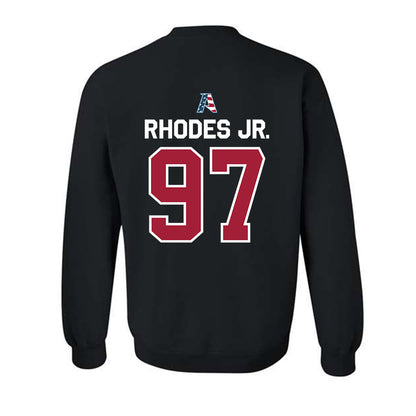 Arkansas - NCAA Football : Quincy Rhodes Jr. - Patriotic Collectction Crewneck Sweatshirt-1