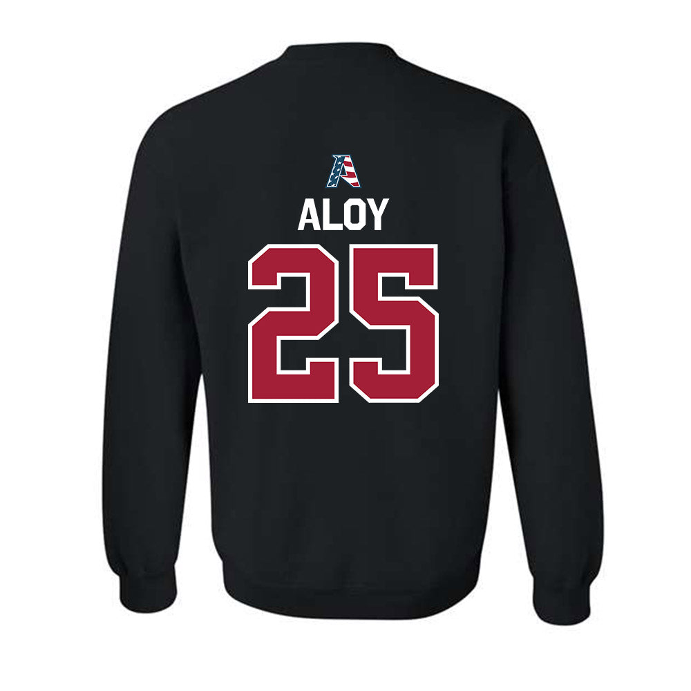 Arkansas - NCAA Baseball : Kuhio Aloy - Patriotic Collectction Crewneck Sweatshirt-1