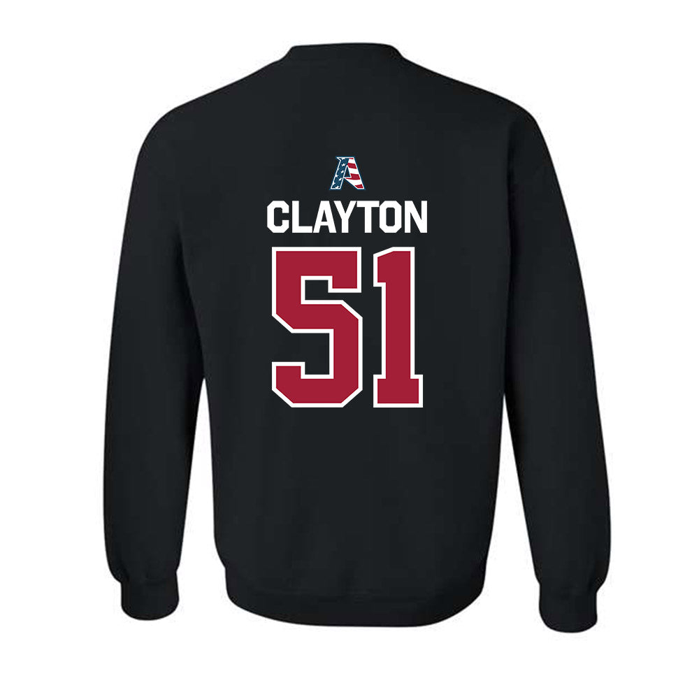 Arkansas - NCAA Football : Carey Clayton - Patriotic Collectction Crewneck Sweatshirt-1