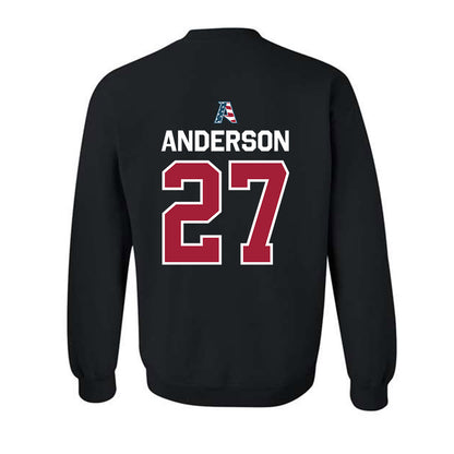 Arkansas - NCAA Women's Soccer : Dejionee Anderson - Patriotic Collectction Crewneck Sweatshirt-1