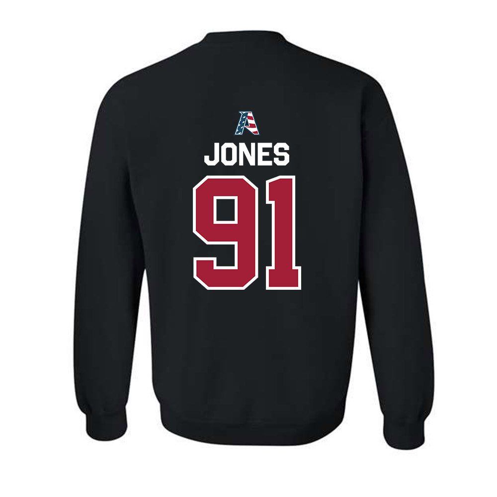 Arkansas - NCAA Football : Carlon Jones - Patriotic Collectction Crewneck Sweatshirt-1