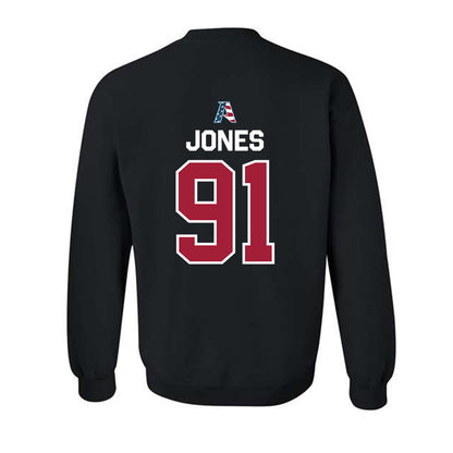 Arkansas - NCAA Football : Carlon Jones - Patriotic Collectction Crewneck Sweatshirt-1