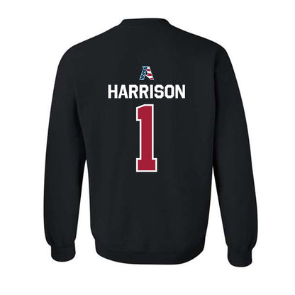 Arkansas - NCAA Football : Christian Harrison - Patriotic Collectction Crewneck Sweatshirt-1