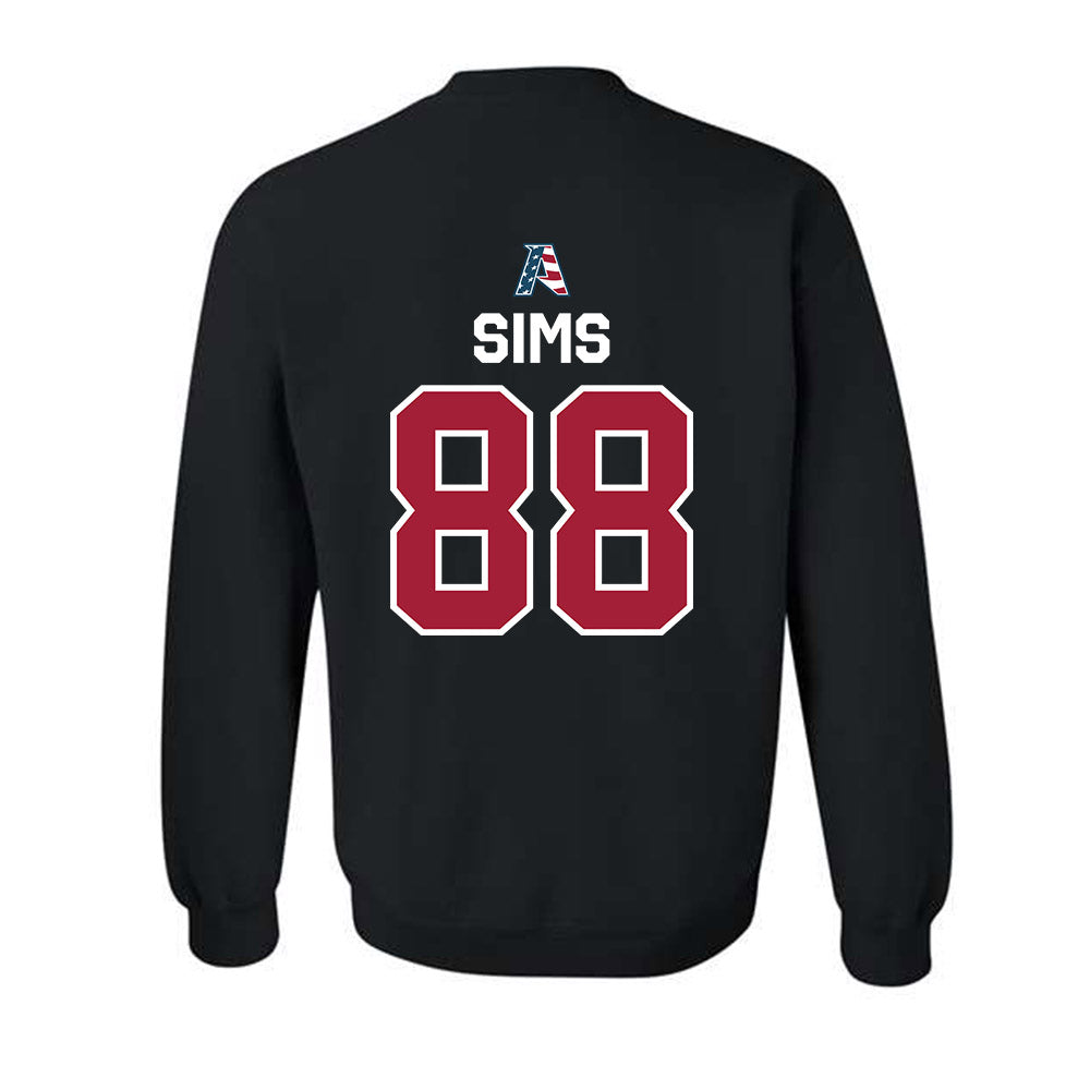 Arkansas - NCAA Football : Xadavien Sims - Patriotic Collectction Crewneck Sweatshirt-1